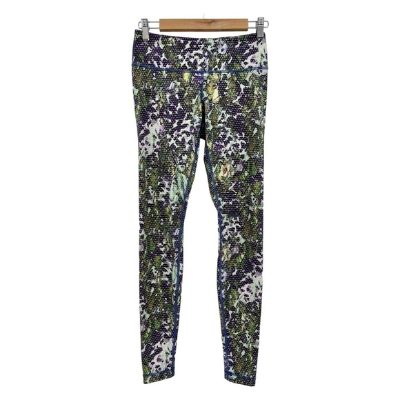 Lululemon Wunder Under *Full-On Luxtreme Floral Sport Iris Flower Multi 6 - Picture 3 of 9